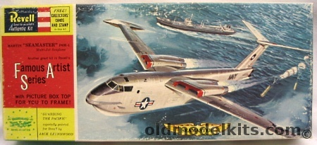 Revell 1/136 Martin P6M-1 Seamaster 'Famous Artist Series' - (P6M1), H176-98 plastic model kit